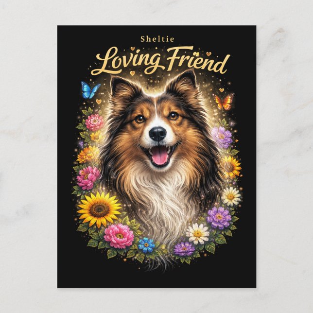 Loving Friend Postcard (Front)