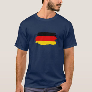 Loving Germany Flag Patriotic German Sports Suppor T-Shirt