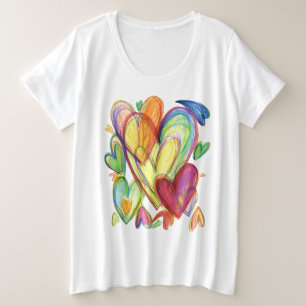 Loving Healing Hearts Art Custom Shirt