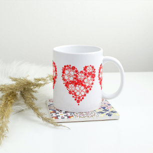 Loving Hearts Giant Coffee Mug