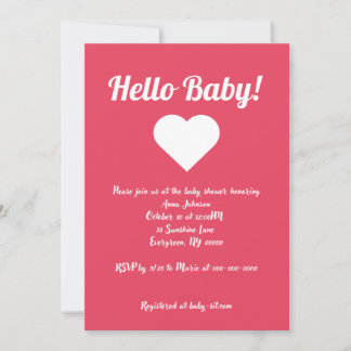 Loving Hearts Hello Baby! Holiday Card