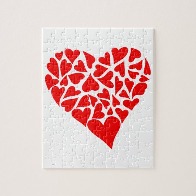 Loving Hearts Jigsaw Puzzle (Vertical)