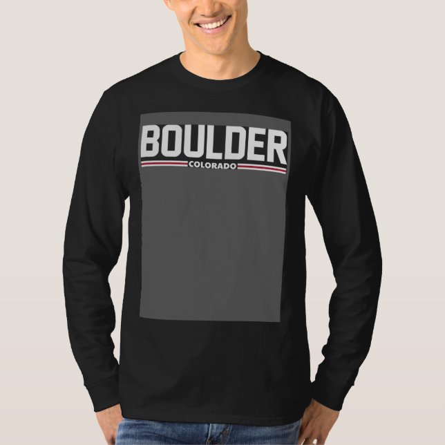 Loving Home City Boulder Colorado T-Shirt (Front)
