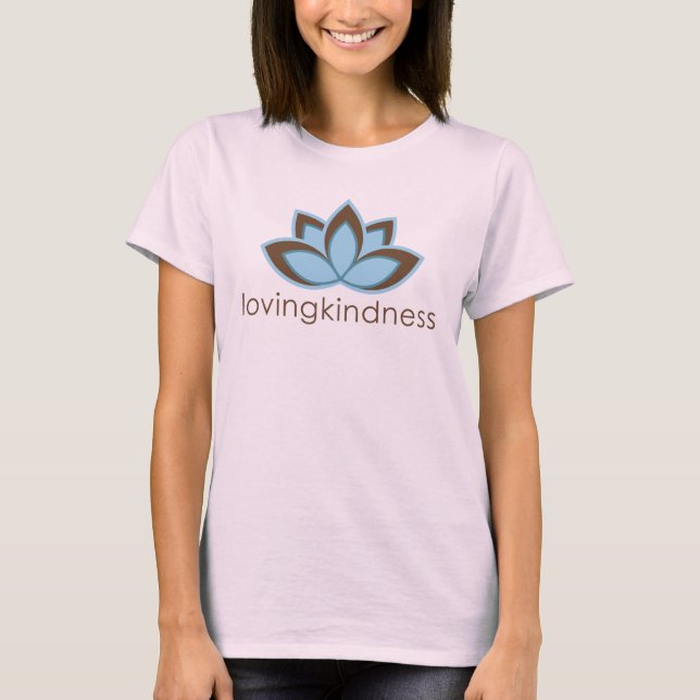 Loving Kindness Ladies Fitted Long Sleeve Tee (Front)