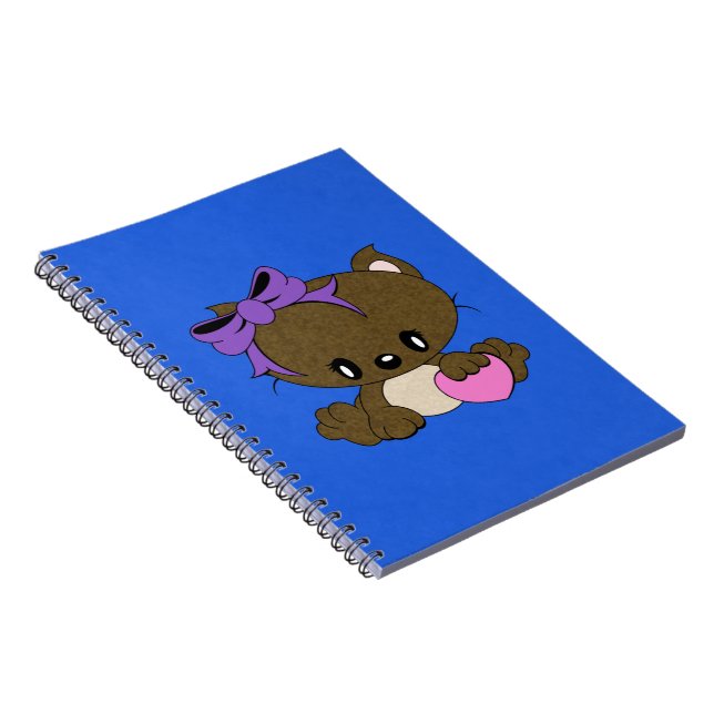 Loving Kitty Spiral Notebook (Right Side)