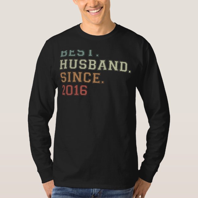 Loving Laughter for 15 Years: Best Husband Since 2 T-Shirt (Front)