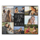 Loving Life with You 7 Photo Collage | Black
