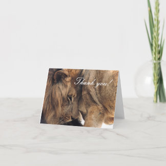 Loving Lions - Thank You Cards