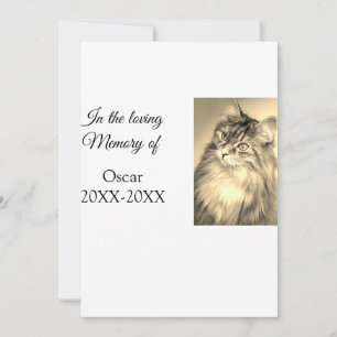 loving memorial keepsake funeral add pet name phot invitation
