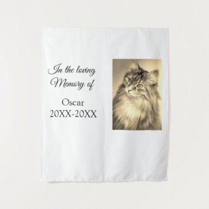 loving memorial keepsake funeral add pet name phot tapestry