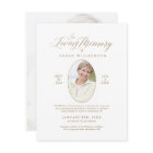 Loving Memory Calligraphy Photo Memorial Service