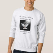Loving Memory, COVID19, gray Sweatshirt (Front)