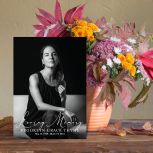 Loving Memory Full Photo Memorial Program Programme