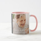 Loving Memory Modern Elegant Heart Photo Memorial