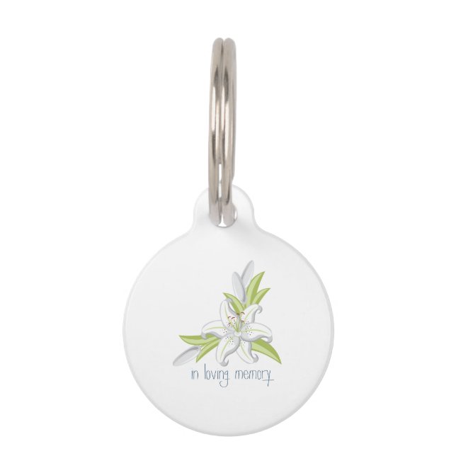 Loving Memory Pet Tag (Front)