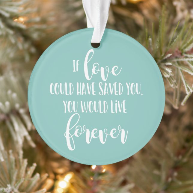 loving memory photo pet memorial christmas tree ornament (Tree)