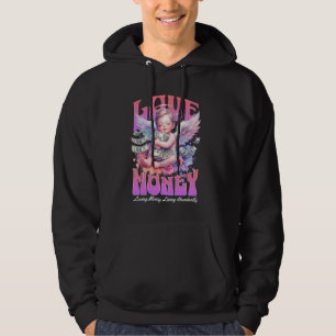 Loving Money, Living Abundantly Funny Streetwear G Hoodie