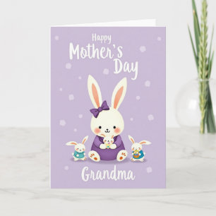 Loving Mother Rabbit Card