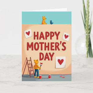 Loving Mothers Day Mural Card