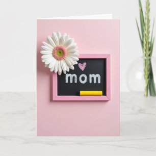 Loving Mum Flower Art Card