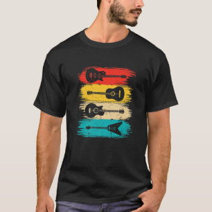 Loving Music Guitar Vintage Guitar Guitarist Lover T-Shirt