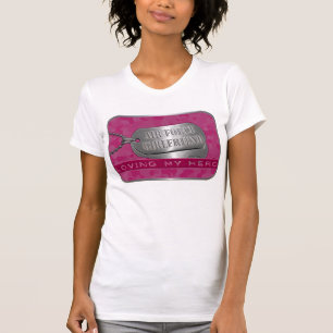 Loving My Hero Air Force Girlfriend T-Shirt