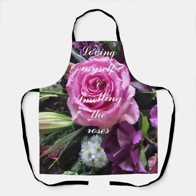 Loving Myself All-Over Print Apron (Front)