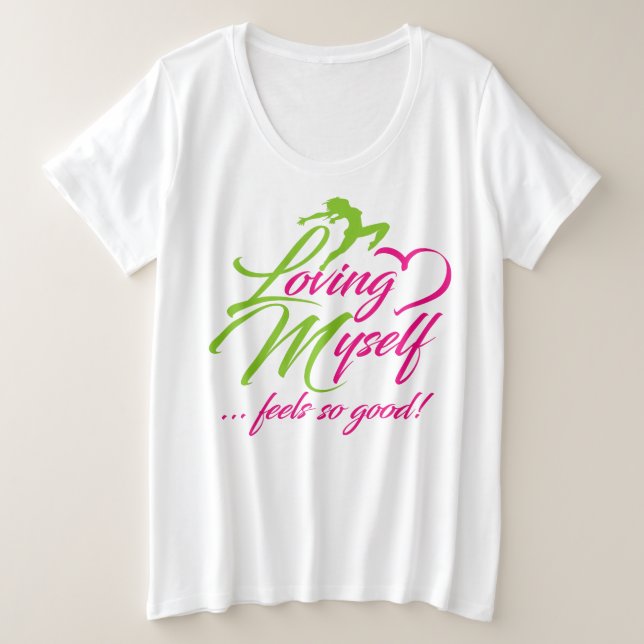 Loving Myself Women's Basic Tank Top (Design Front)