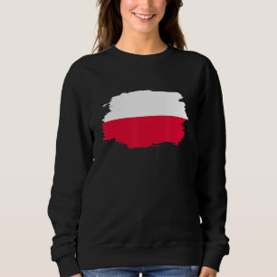 Loving Poland Flag Patriotic Polish Sports Support Sweatshirt