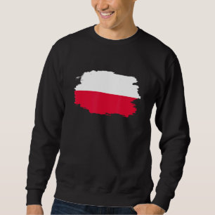 Loving Poland Flag Patriotic Polish Sports Support Sweatshirt