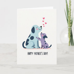 Loving Pup Fathers Day Card