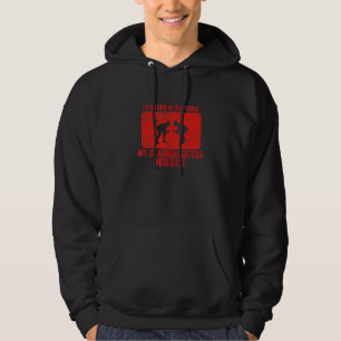 Loving Rather Be Watching Granddaughters Wrestle Hoodie