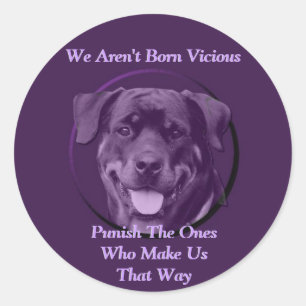 Loving Rottweiler Rescue Animals Stickers