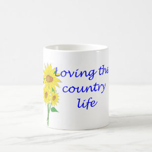 Loving the country life coffee mug