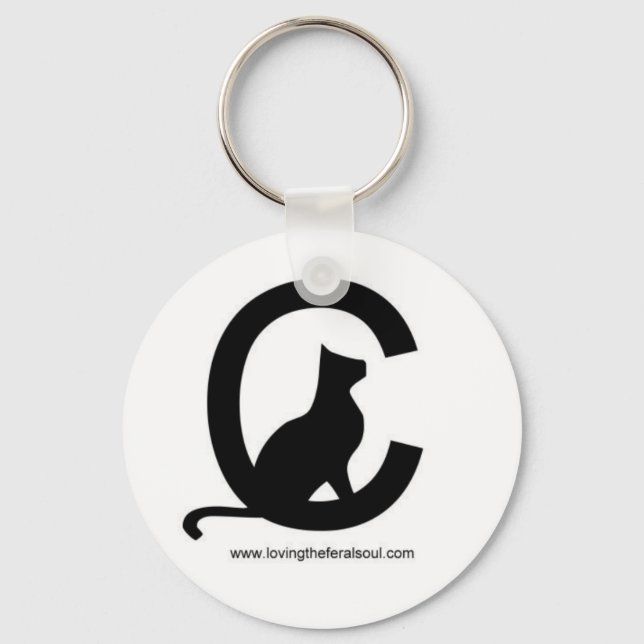 Loving the Feral Soul Logo Key Ring (Front)