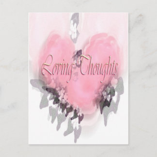 Loving Thoughts Postcard