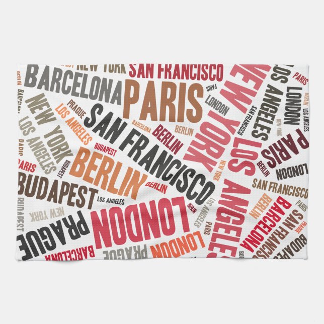 Loving travelling tea towel (Horizontal)