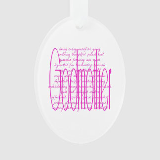 Loving Words for a Godmother Ornament
