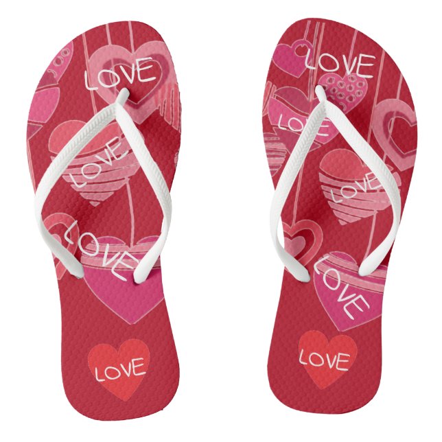 Loving You Gift Collection  Ladies Jandals (Footbed)