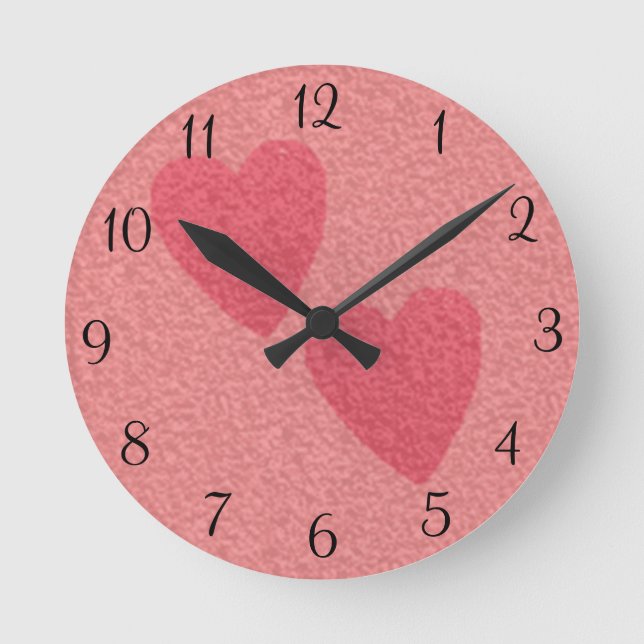 Loving You Gift Collection Round Clock (Front)