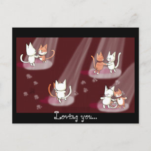 Loving you... postcard