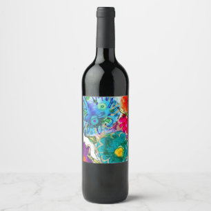 Lovitude Wine Bottle Label Winking