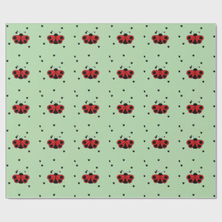 lovlee bug two-tone wrapping paper