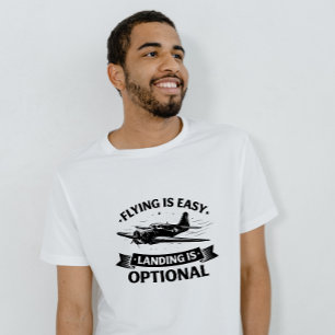 Low Altitude Humour Warbird Pilot Tee