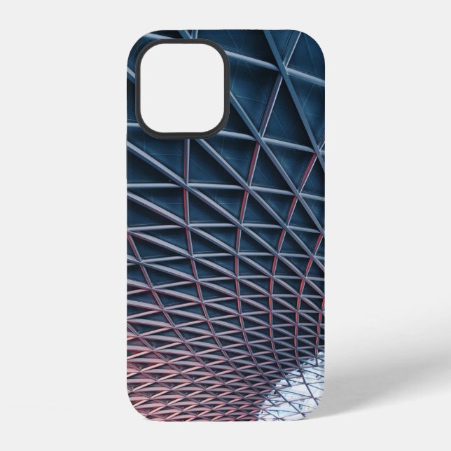 Low-angle photo of building structure iPhone case (Back)