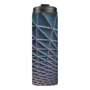 Low-angle photo of building structure thermal tumbler