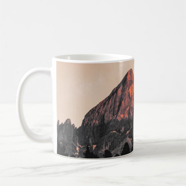 LOW ANGLE PHOTO OF ROCK FORMATION COFFEE MUG (Left)
