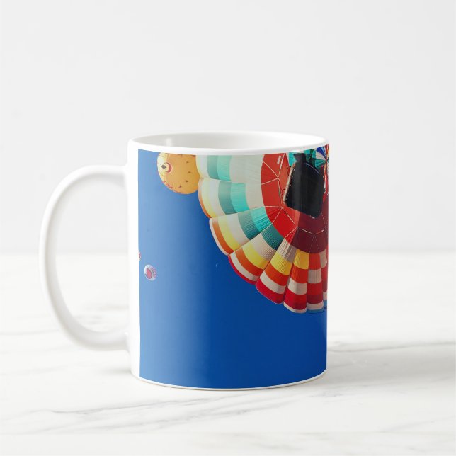 Low angle photography of balloons coffee mug (Left)