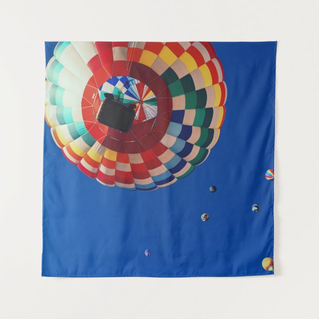 Low angle photography of balloons tapestry (Front)