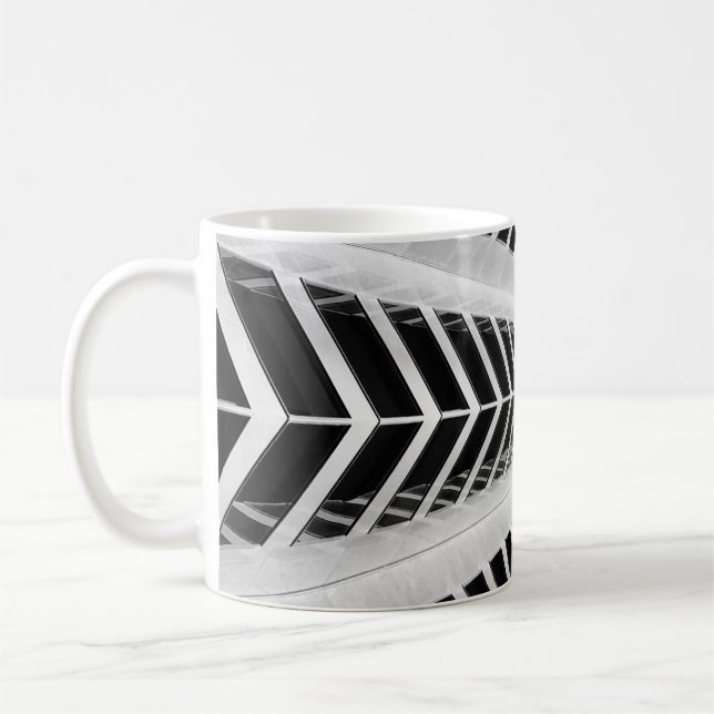 LOW ANGLE PHOTOGRAPHY OF HIGH RISE BUILDING COFFEE MUG (Left)